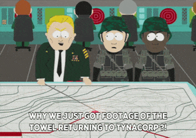 realizing army soldiers GIF by South Park 