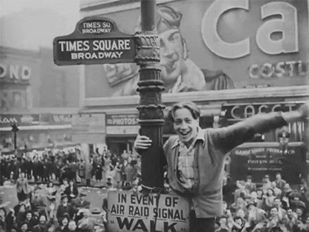 times square history GIF by US National Archives