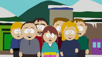 happy snow GIF by South Park 