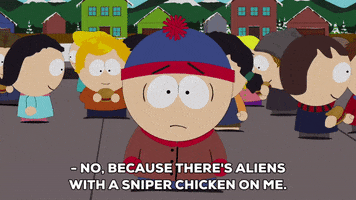 scared stan marsh GIF by South Park 