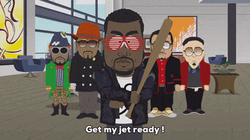 mad kanye west GIF by South Park 