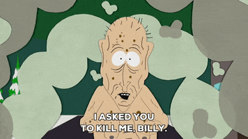sad old man GIF by South Park 