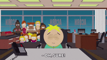 wondering butters stotch GIF by South Park 
