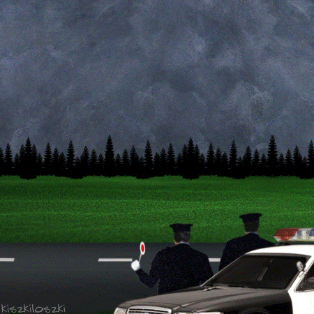 Kiszkiloszki animation travel death police GIF