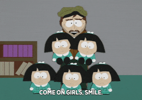 asian smile GIF by South Park 