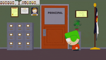 kyle broflovski school GIF by South Park 