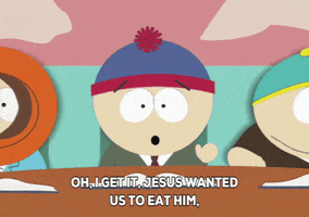 eric cartman cannibals GIF by South Park 