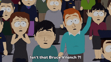 shocked bruce GIF by South Park 