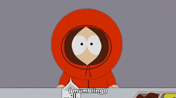 kenny mccormick blink GIF by South Park 