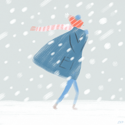 Great Outdoors Snow GIF by Libby VanderPloeg
