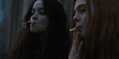 elle fanning smoking GIF by A24