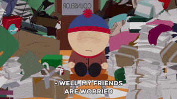 stan marsh problems GIF by South Park 