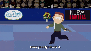 cheering skipping GIF by South Park 