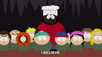 believing eric cartman GIF by South Park 