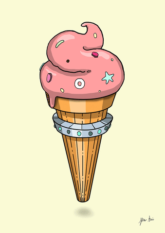 Мороженое или сладкая вата