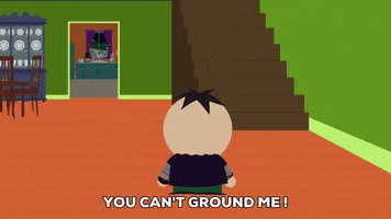 grounding butters stotch GIF by South Park 