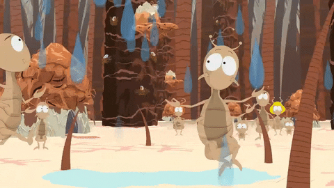South Park hair bugs lice dancing ants GIF