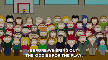 audience informing GIF by South Park 