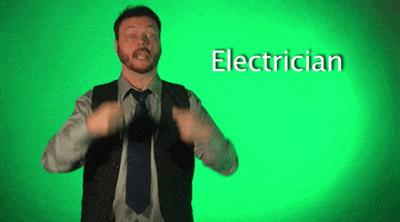 sign language electrician GIF by Sign with Robert