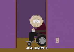 wheelchair grandpa marvin marsh GIF by South Park 