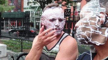 mask perception GIF by Meanix