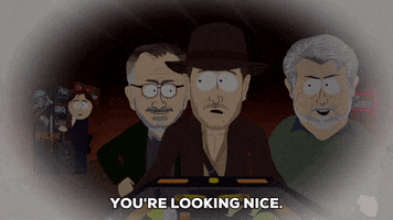 surprised steven spielberg GIF by South Park 