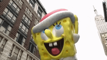 spongebob squarepants GIF by The 91st Annual Macy’s Thanksgiving Day Parade