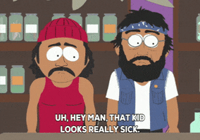 Sad Cheech And Chong GIF by South Park
