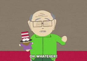 don't care whatever GIF by South Park 