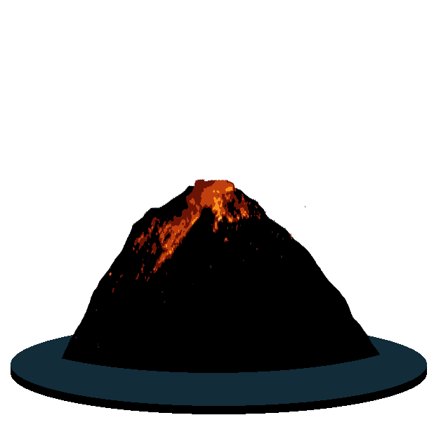Explosion Lava Sticker by weinventyou