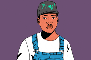 Wondering Chance The Rapper GIF by GIPHY Studios Originals