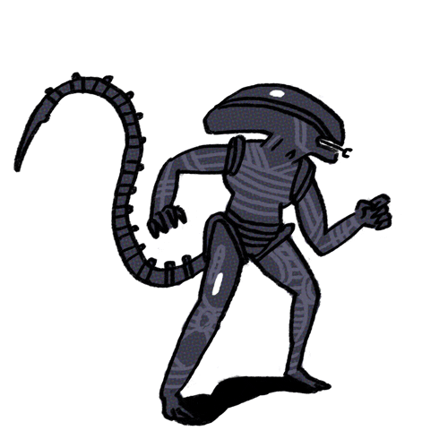 alien day GIF by Kevin Carter