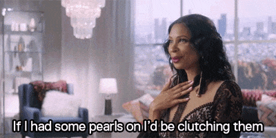 basketball wives if i had some pearls on id be clutching them GIF by VH1