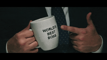 boss mug GIF by RJFilmSchool