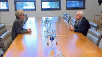 qldaah john mccain julie bishop GIF