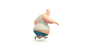 everfresh loop fat cinema 4d jiggle GIF