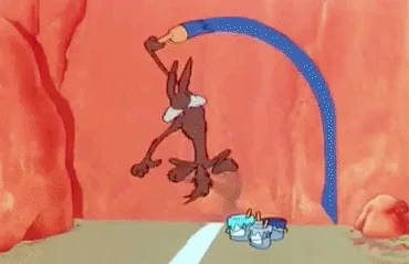 Looney Tunes Tunnel GIF by Poncho