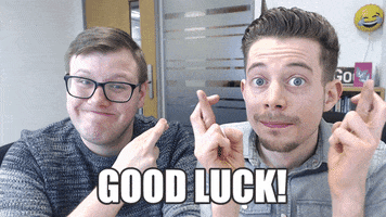 fingers crossed good luck GIF by Andrew and Pete