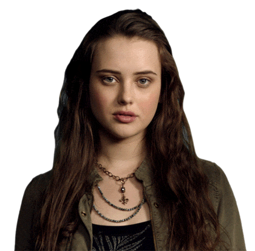 Katherine Langford Smile Sticker by 13 Reasons Why