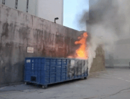 Dumpster Fire GIF