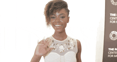 ashleigh murray hello GIF by The Paley Center for Media