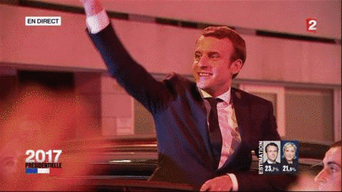 Emmanuel Macron Merci GIF by franceinfo - Find & Share on GIPHY