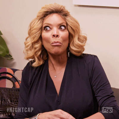 TV gif. Wendy Williams on Nightcap looks at someone off screen with a straight face and states, "That's fun stuff"