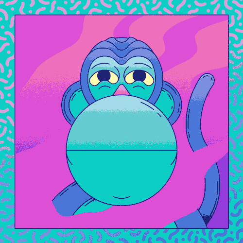 Tired Monkey GIF by Parallel Teeth Find & Share on GIPHY