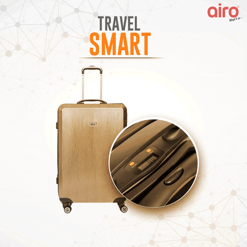 jaythadeshwar luggage smart travel smart luggage airo bags GIF