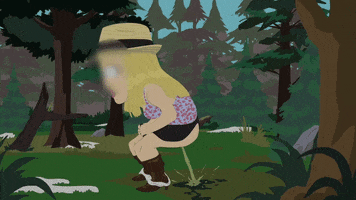 forest pee GIF by South Park 