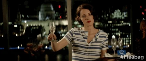 cheers champagne GIF by Fleabag