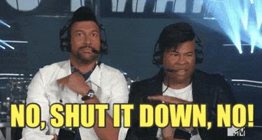 Shut It Down Key And Peele GIF by 2020 MTV Video Music Awards