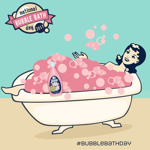 MrBubble mr bubble national bubble bath day GIF