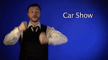 car show asl GIF by Sign with Robert
